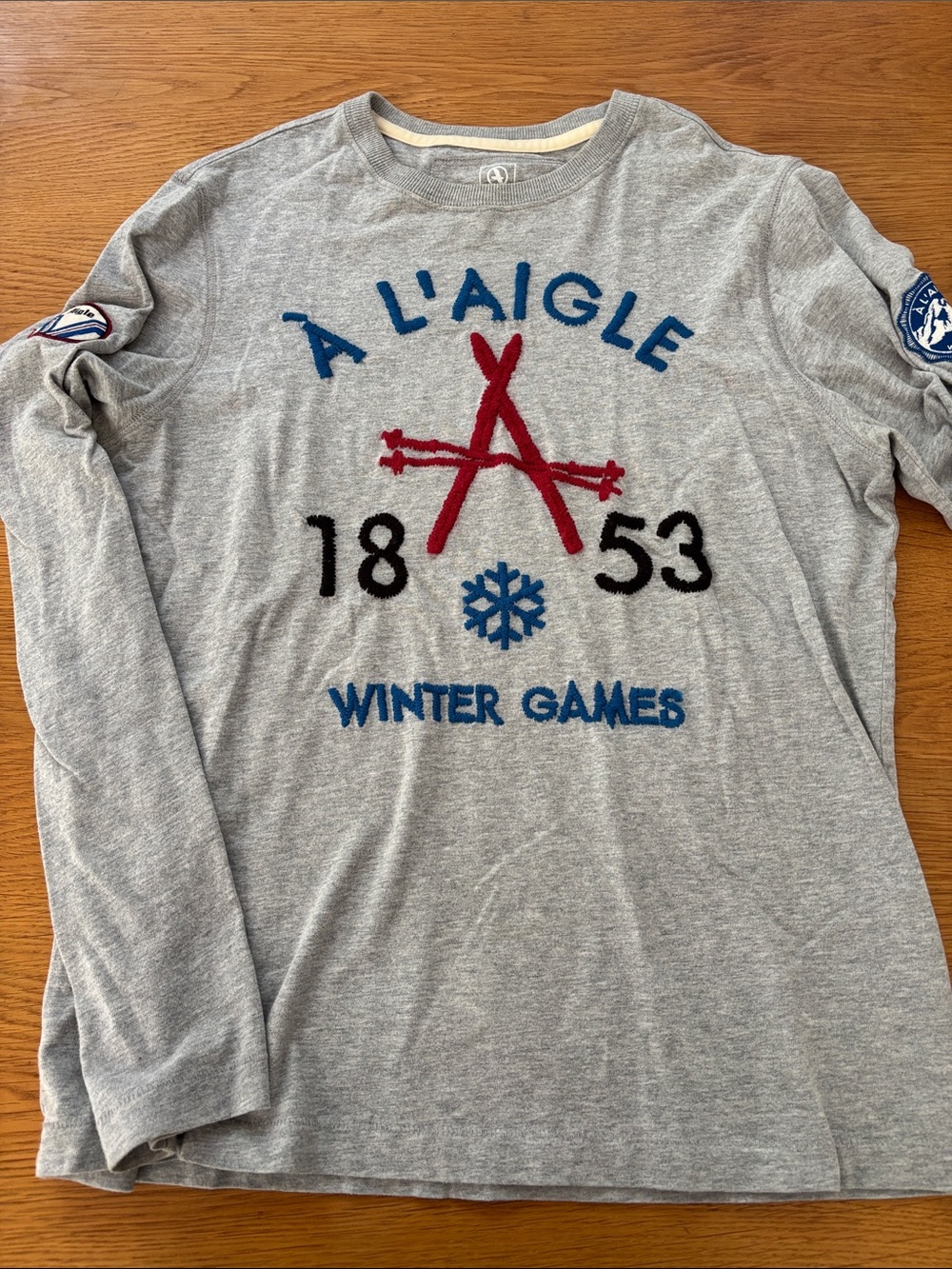 Aigle winter games long sleeve tshirt